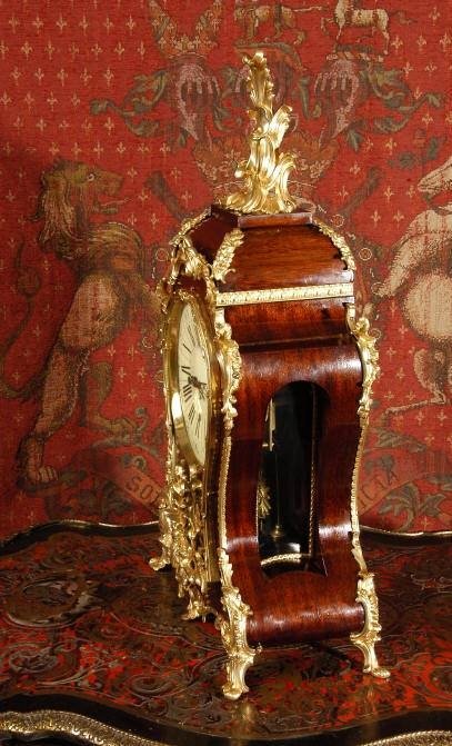 fig 2. **** SOLD **** Antique Rococo Bracket Clock 1/4 Chiming - Very Large and Stunning!